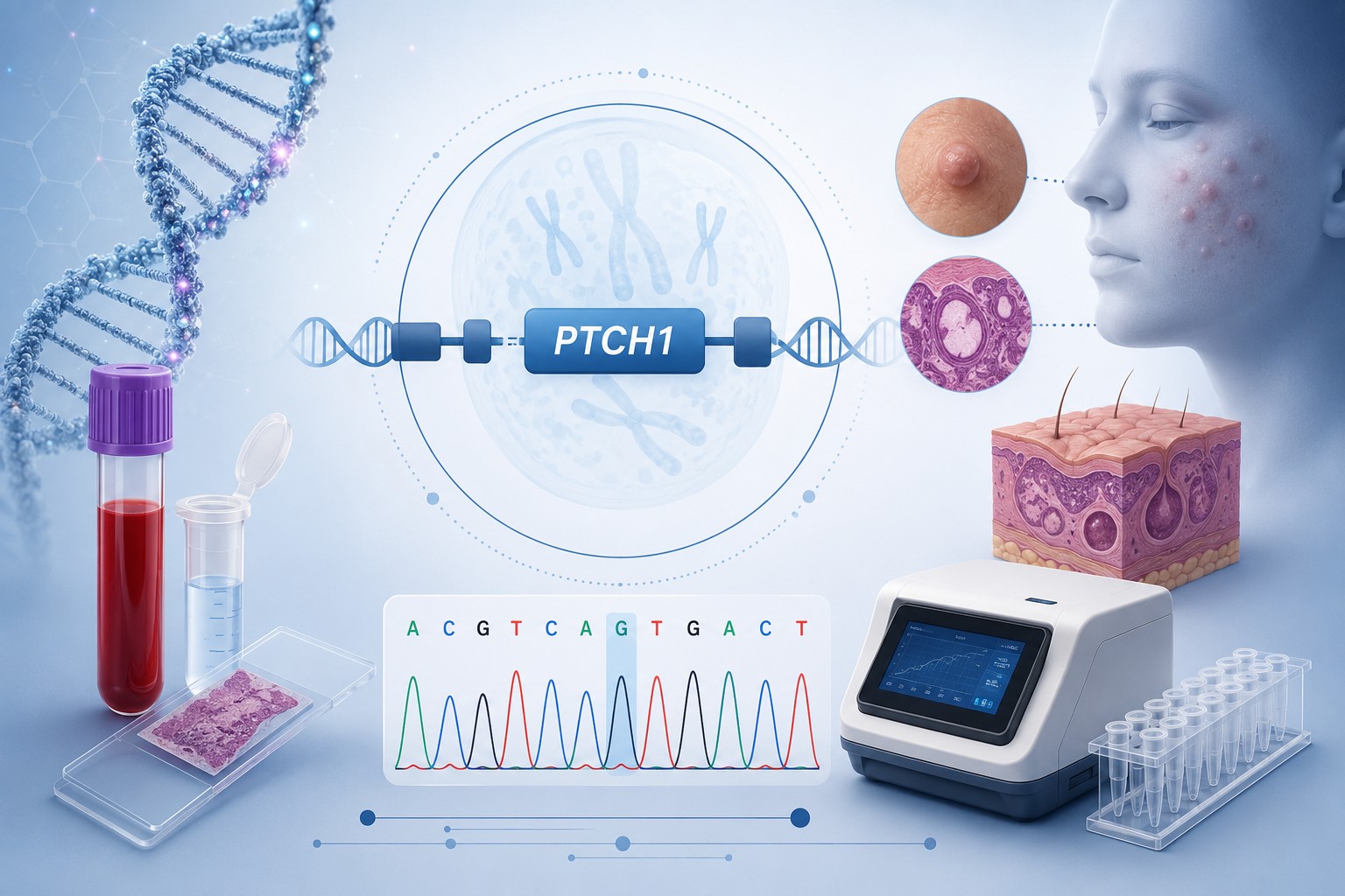 Nevoid Basal Cell Carcinoma Syndrome/Gorlin Syndrome via the PTCH1 Gene
